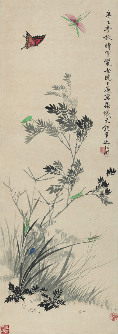清代画.于非闇_新秋晴窗图轴纸本_4330.12267_320dpi