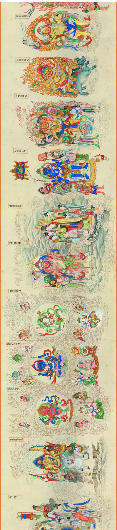 清_丁观鹏_法界源流图卷全图_图卷_9_22113x4892_350dpi