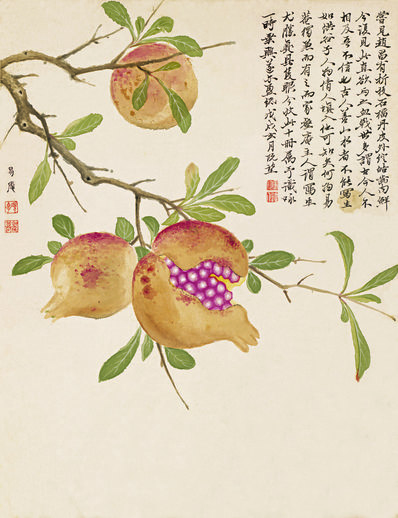 明代画.项圣谟_花卉十开_纸本_7_4010.5223