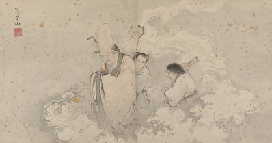 明代画.张路_神仙图册_3_4500.2365