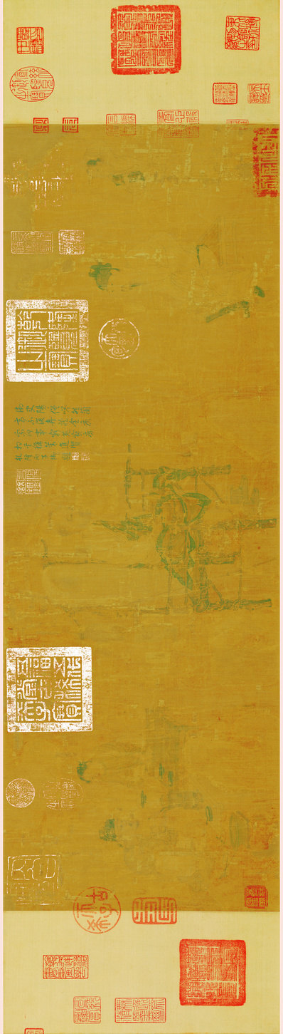 唐代画.阎立本_绢_画心