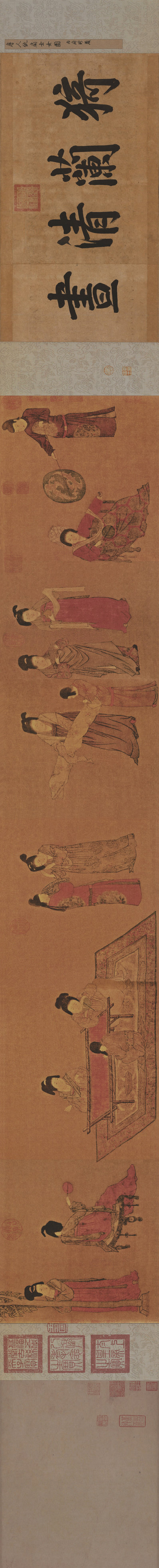 唐代画.周昉_传_挥扇仕女图绢本_38360.3898