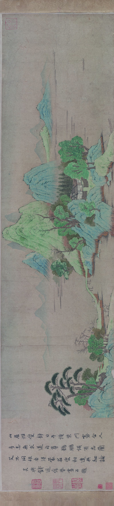 元代画.钱选_山居图_二版_纸本_20318.4589