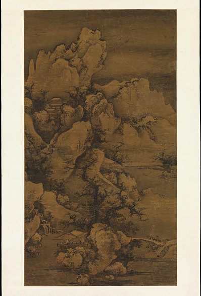 元代画.姚廷美_雪山行旅图_5234.7717