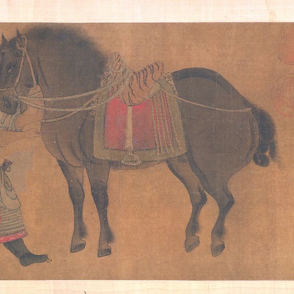 金_赵霖_昭陵六骏图卷绢本北京故_46721.3071