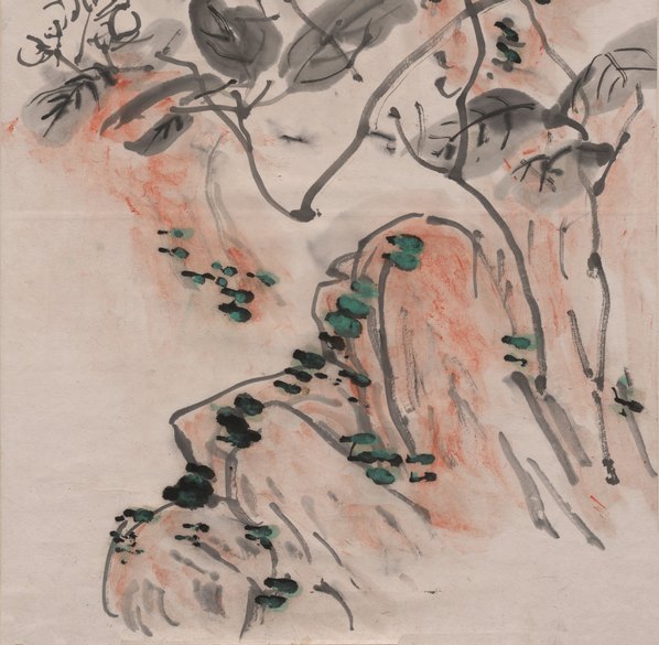 近代画.黄宾虹_花鸟图_轴纸本_5216.20385