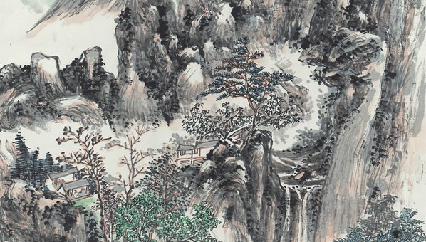 近代画.黄宾虹_山水图_纸本_7713.17564 近代画.黄宾虹_山水图_纸本_7713.17564