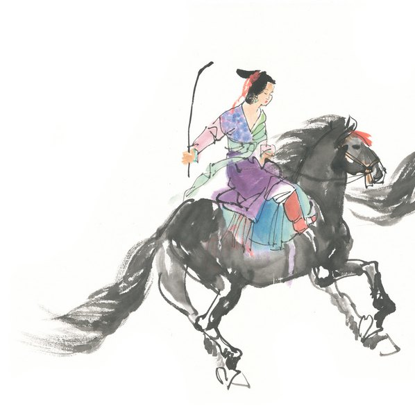 近代画.马球图_16285.4134 近代画.马球图_16285.4134