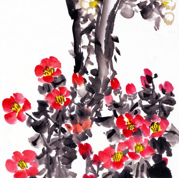 近代画.马世治_雪中冲寒丽昏_5765.22934