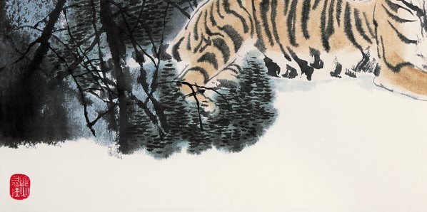 近代画.雄踞图_10569.5268 近代画.雄踞图_10569.5268