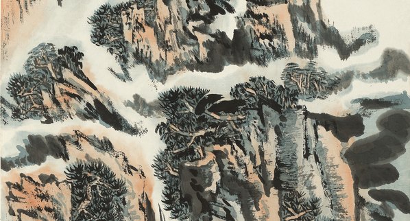 近代画.陆严少_雁荡飞瀑图_纸_5256.11328