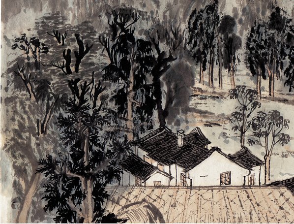 近代画.陆严少_西天目_4677.3555 近代画.陆严少_西天目_4677.3555