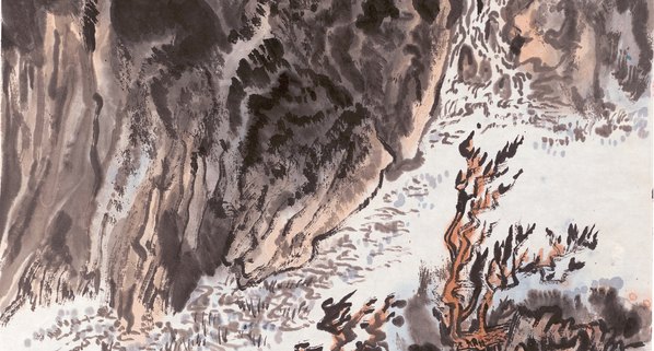 近代画.陆严少_独酌天地_5345.11479