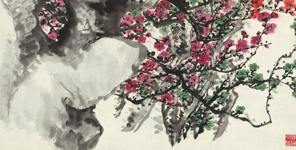 近代画._吴徵_冷艳图轴_纸本_5900.11990 近代画._吴徵_冷艳图轴_纸本_5900.11990