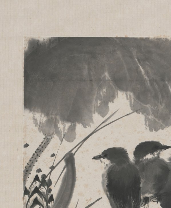 近代画.谢稚柳_花卉册页_5525.6720