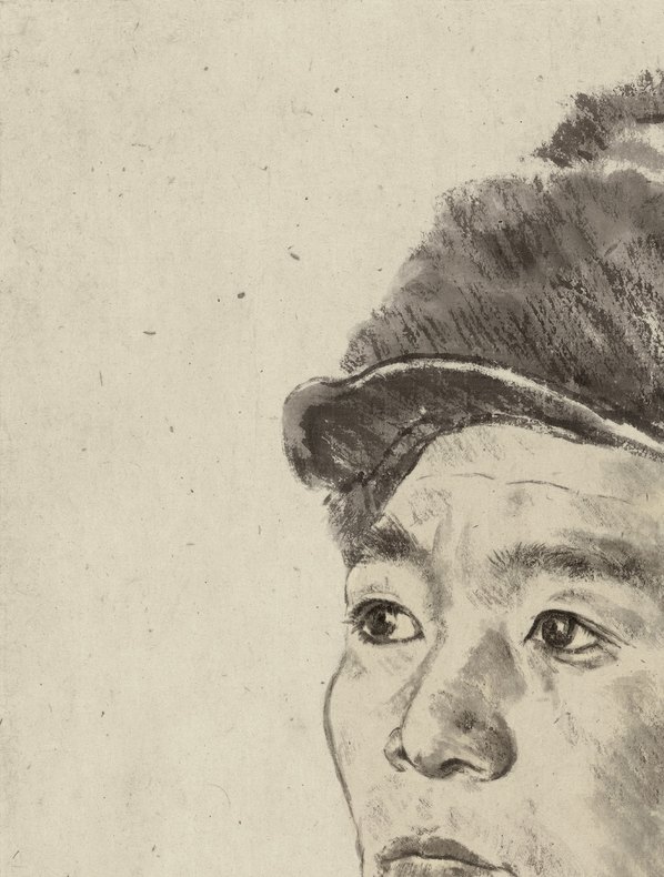 近代画.蒋兆和_志愿军头_5482.7247 近代画.蒋兆和_志愿军头_5482.7247