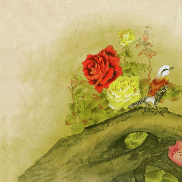 近代画.花鸟长卷_上高酒店_纸本_39377.5433 近代画.花鸟长卷_上高酒店_纸本_39377.5433