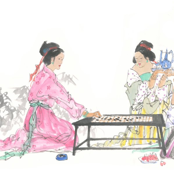近代画.群艳好纸本_32492.5915