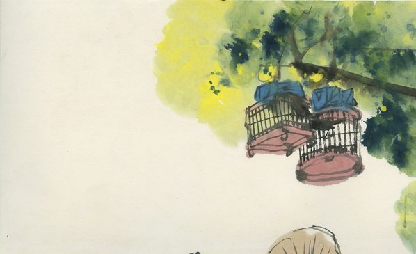 近代画.纳凉图_26478.16151 近代画.纳凉图_26478.16151