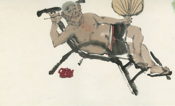 近代画.纳凉图_26478.16151 近代画.纳凉图_26478.16151