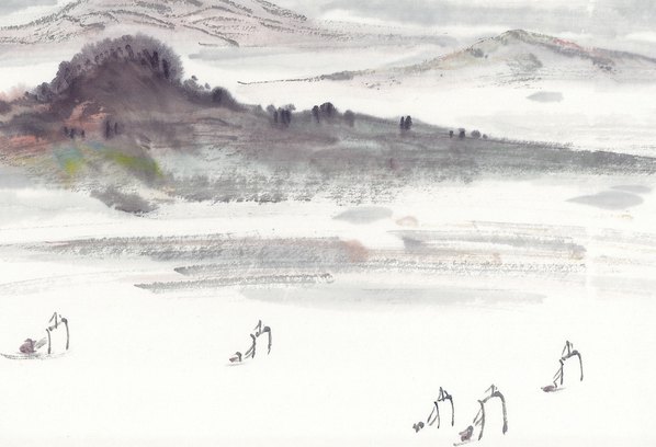 近代画.现代山水册页_76_6352.4339