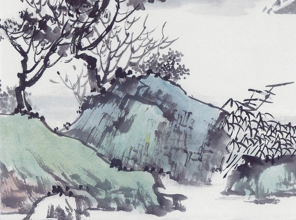 近代画.现代山水册页_16_6411.4775