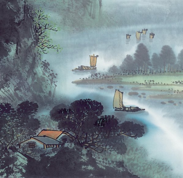近代画.现代山水册页_1111_5265.5120 近代画.现代山水册页_1111_5265.5120