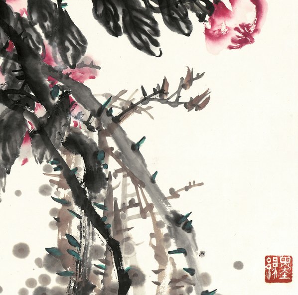 近代画.林建华_牡丹图_11928.11800