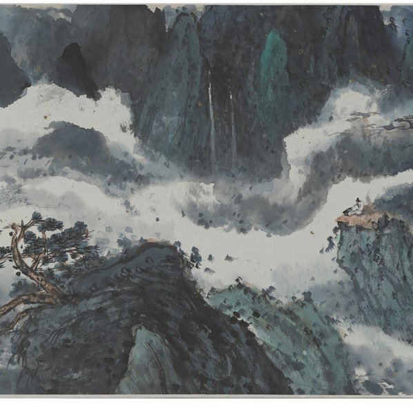 近代画.杨彦_山水手卷_24870.2361 近代画.杨彦_山水手卷_24870.2361