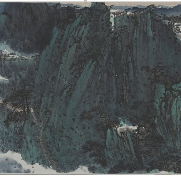 近代画.杨彦_山水手卷_24870.2361 近代画.杨彦_山水手卷_24870.2361