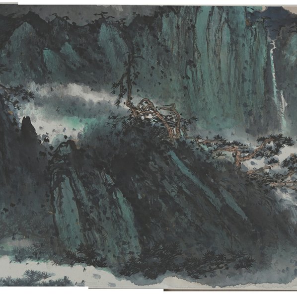近代画.杨彦_山水手卷_24870.2361 近代画.杨彦_山水手卷_24870.2361