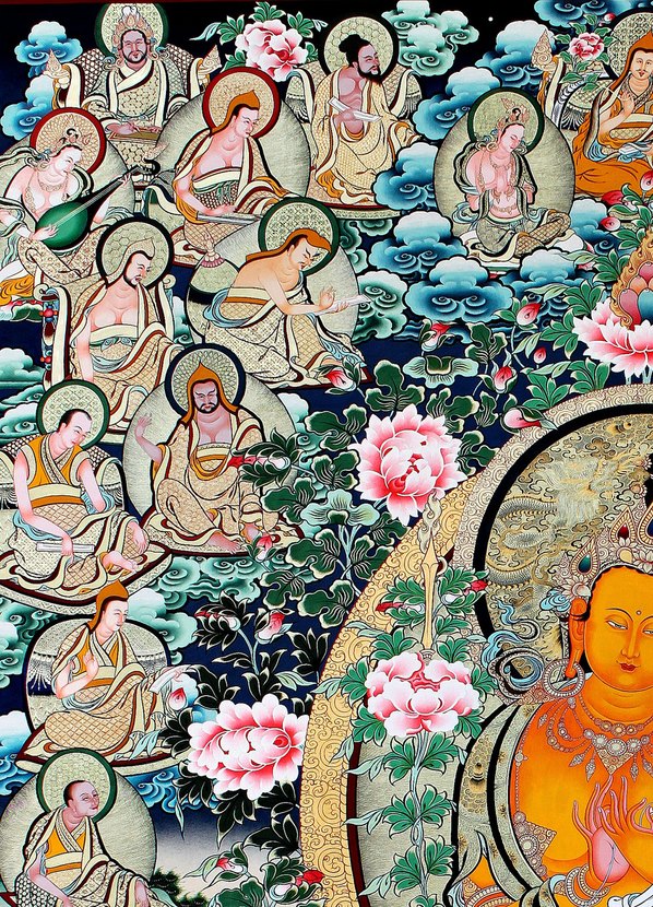 近代画.文殊上师说法图_4000.5550 近代画.文殊上师说法图_4000.5550