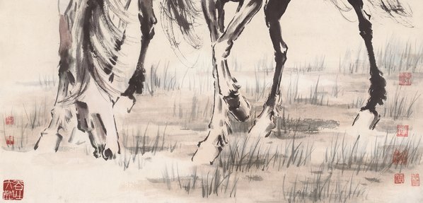 近代画.徐悲鸿_双骏_双骏_原大_副_8024.15354 近代画.徐悲鸿_双骏_双骏_原大_副_8024.15354