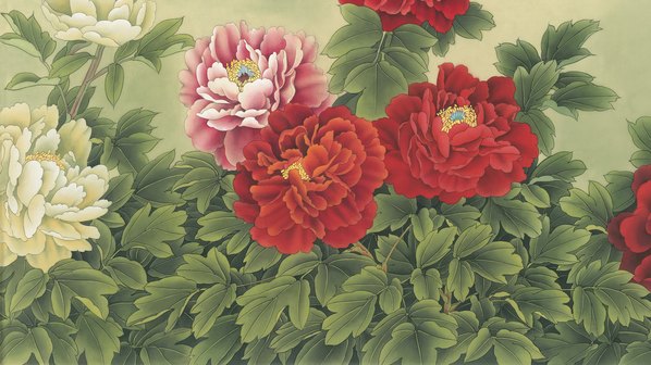 近代画.张建军_花好月圆_修鸟_纸_17486.9832 近代画.张建军_花好月圆_修鸟_纸_17486.9832