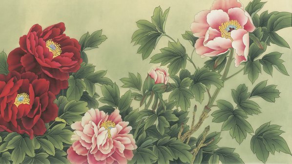 近代画.张建军_花好月圆_修鸟_纸_17486.9832 近代画.张建军_花好月圆_修鸟_纸_17486.9832