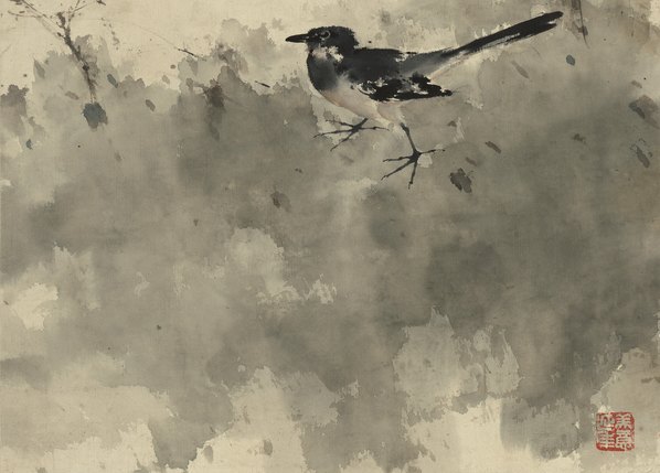 近代画.孙奇峰_竹禽_5401.15486