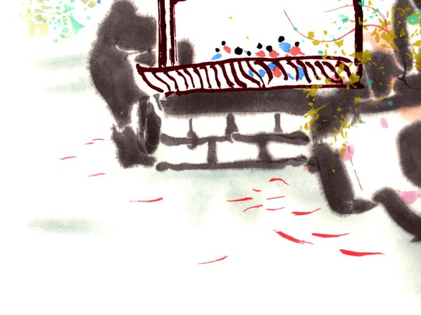 近代画.吴冠中_苏州园_11738.8776 近代画.吴冠中_苏州园_11738.8776