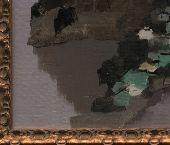 近代画.吴冠中_桂林_带画_8046.6848