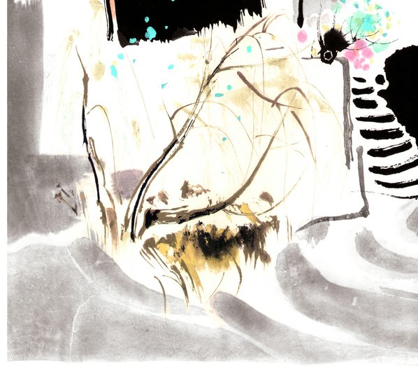 近代画.吴冠中_春燕_副_8661.7874