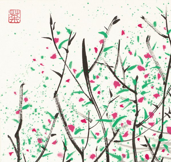 近代画.吴冠中_春_6650.6292