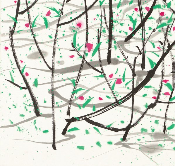 近代画.吴冠中_春_6650.6292
