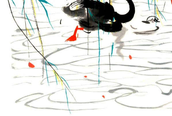 近代画.吴冠中_三鹅_副_7950.5354 近代画.吴冠中_三鹅_副_7950.5354