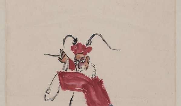 近代画.关良_戏剧人物_6515.15195 近代画.关良_戏剧人物_6515.15195