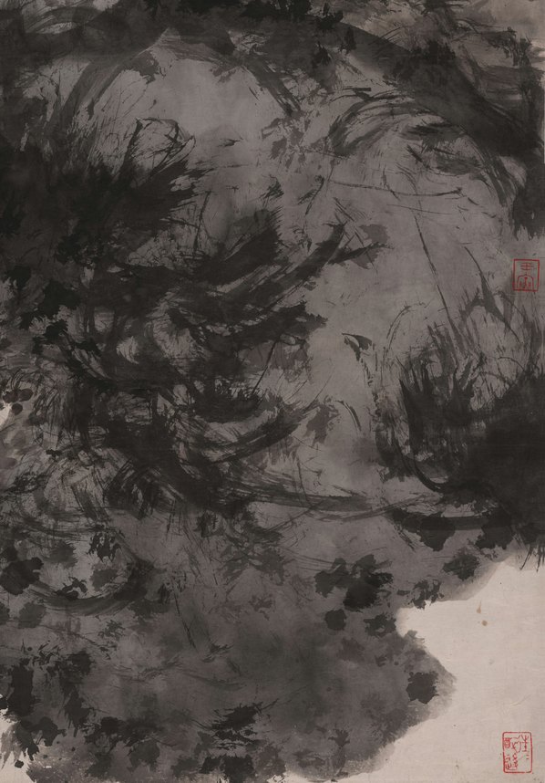 近代画.傅抱石_满身苍翠惊高风_1_9838.14111 近代画.傅抱石_满身苍翠惊高风_1_9838.14111