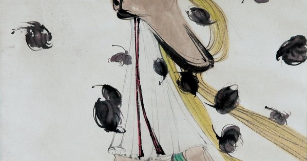 近代画.傅抱石_湘夫人_5694.12022 近代画.傅抱石_湘夫人_5694.12022