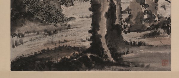 近代画.傅抱石_大涤草堂图_8928.15616