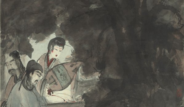 近代画.傅抱石_人物图_纸本_7544.17528 近代画.傅抱石_人物图_纸本_7544.17528