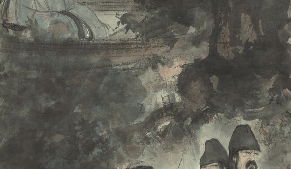 近代画.傅抱石_人物图_纸本_7544.17528 近代画.傅抱石_人物图_纸本_7544.17528