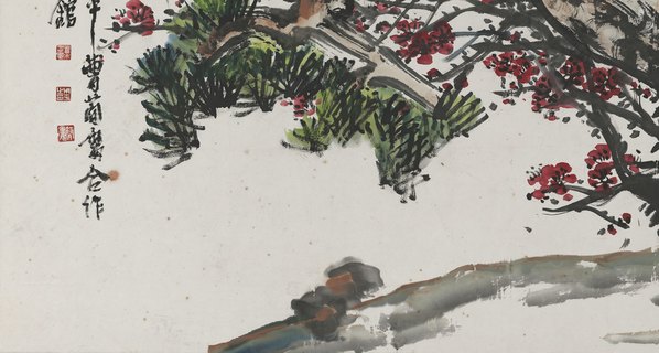 近代画.乔木_曹简楼_曹用平_花卉_13541.7250 近代画.乔木_曹简楼_曹用平_花卉_13541.7250
