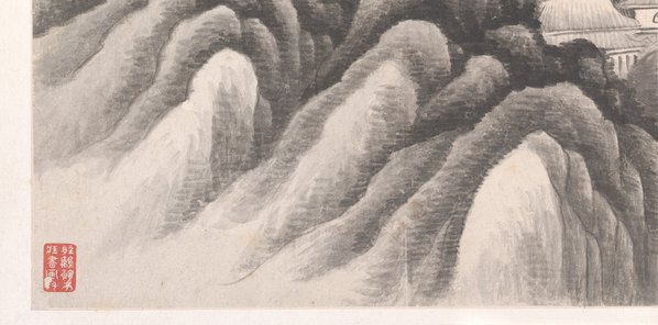 清代画.龚贤_十二月令山水册页_G4_6067.3000